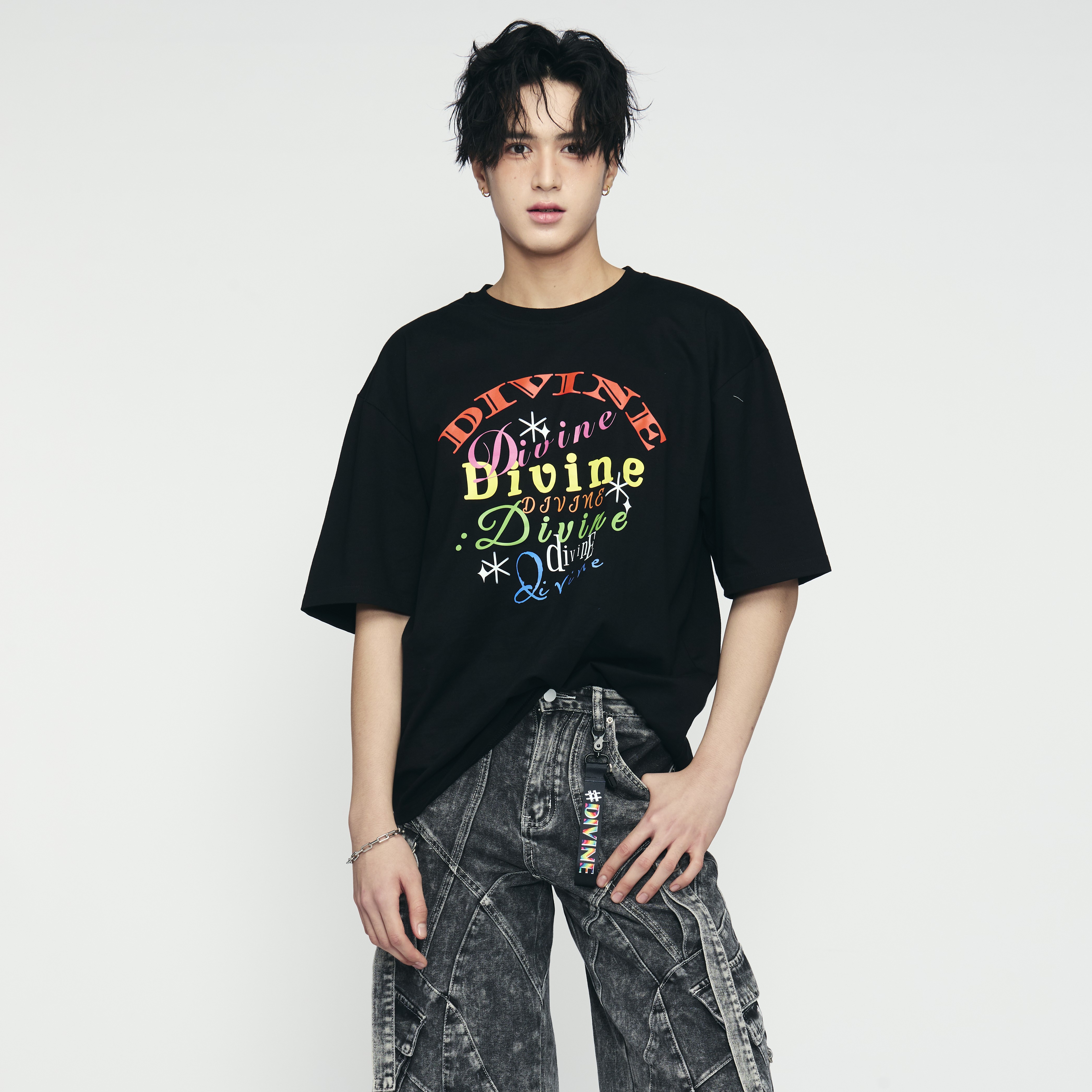 EXPRESS YOURSELF OVERSIZED TEE (BLACK)