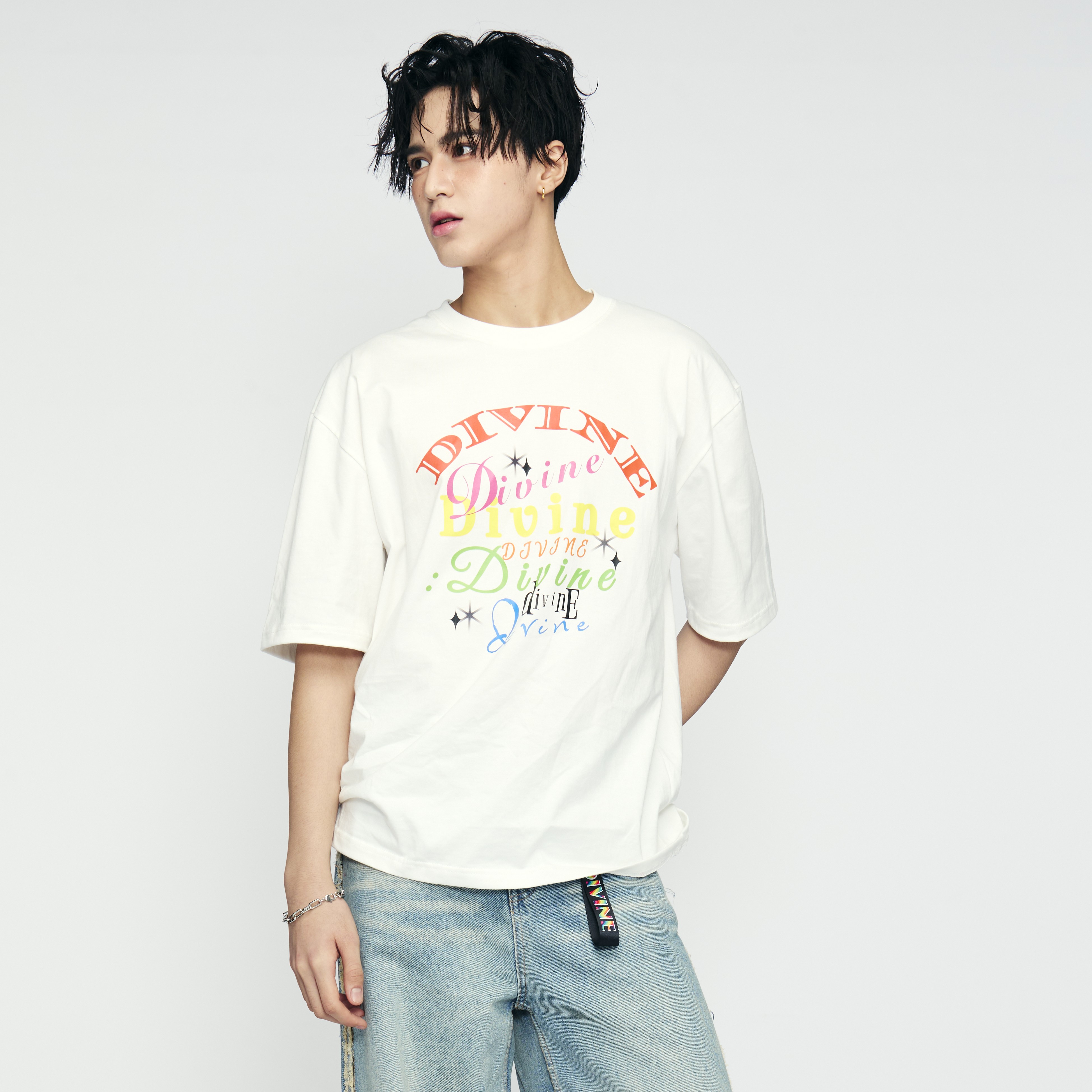 EXPRESS YOURSELF OVERSIZED TEE (WHITE)