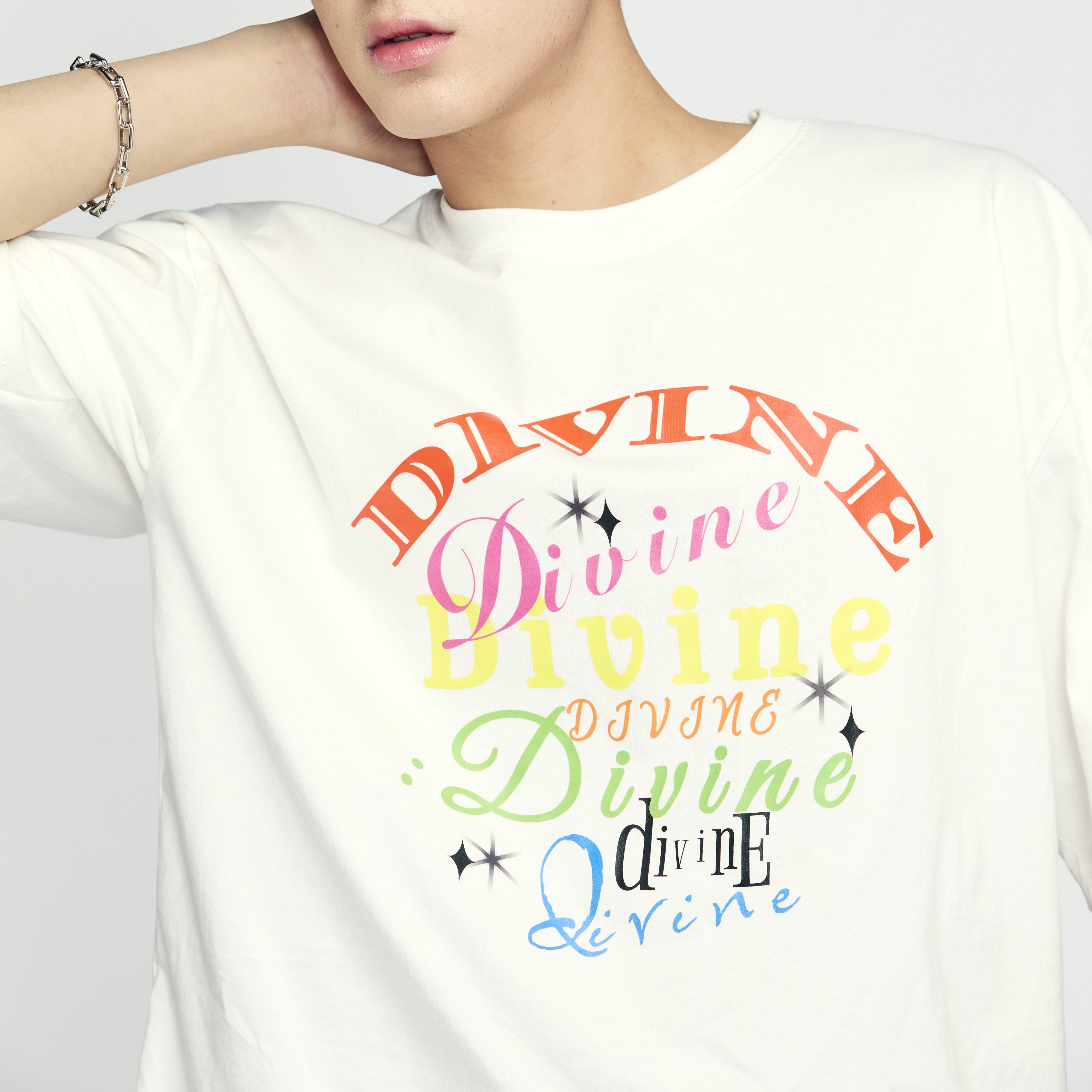 EXPRESS YOURSELF OVERSIZED TEE (WHITE)