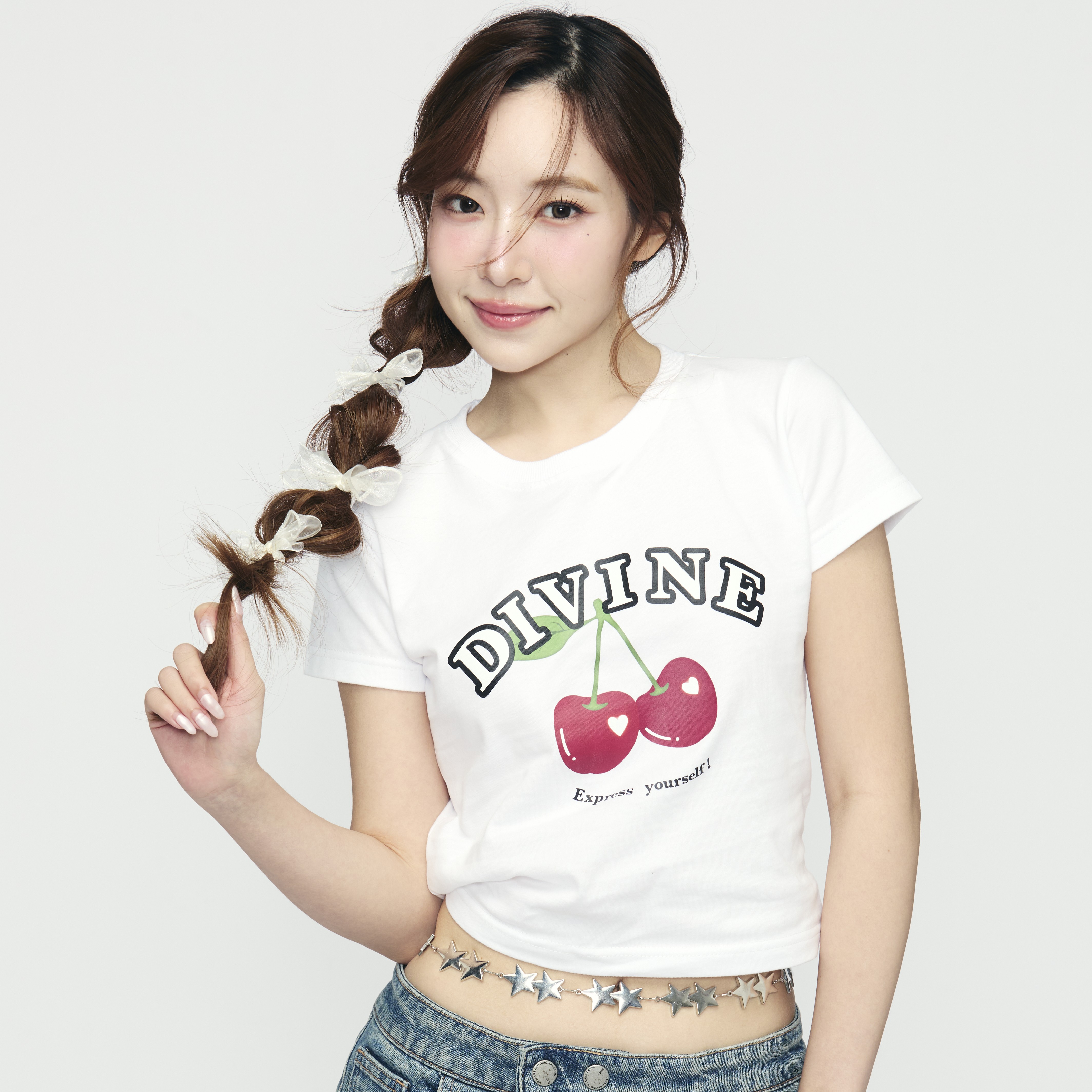 EXPRESS YOURSELF BABY TEE (WHITE)