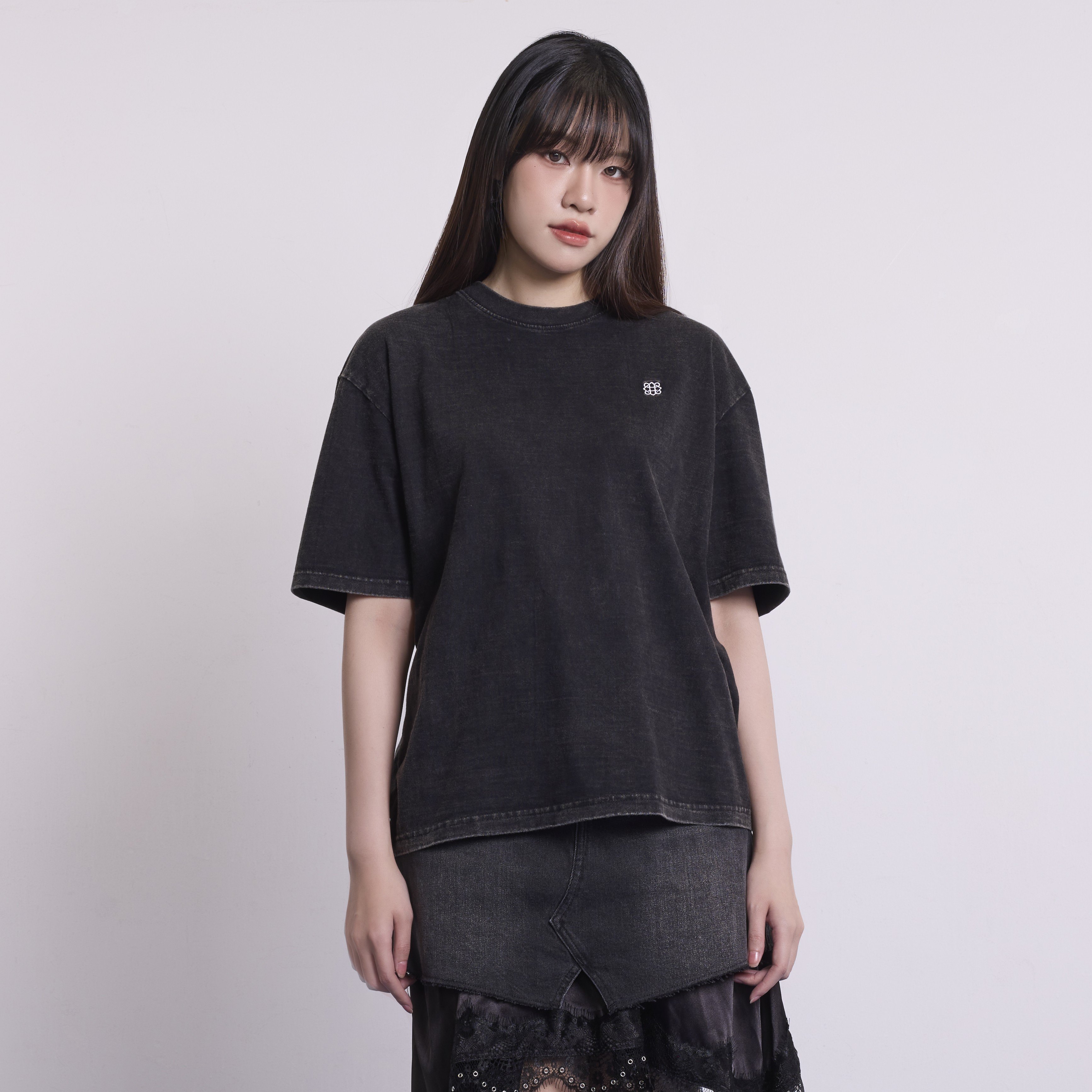PLEASE DISTURB OVERSIZED TEE (FADE BLACK)