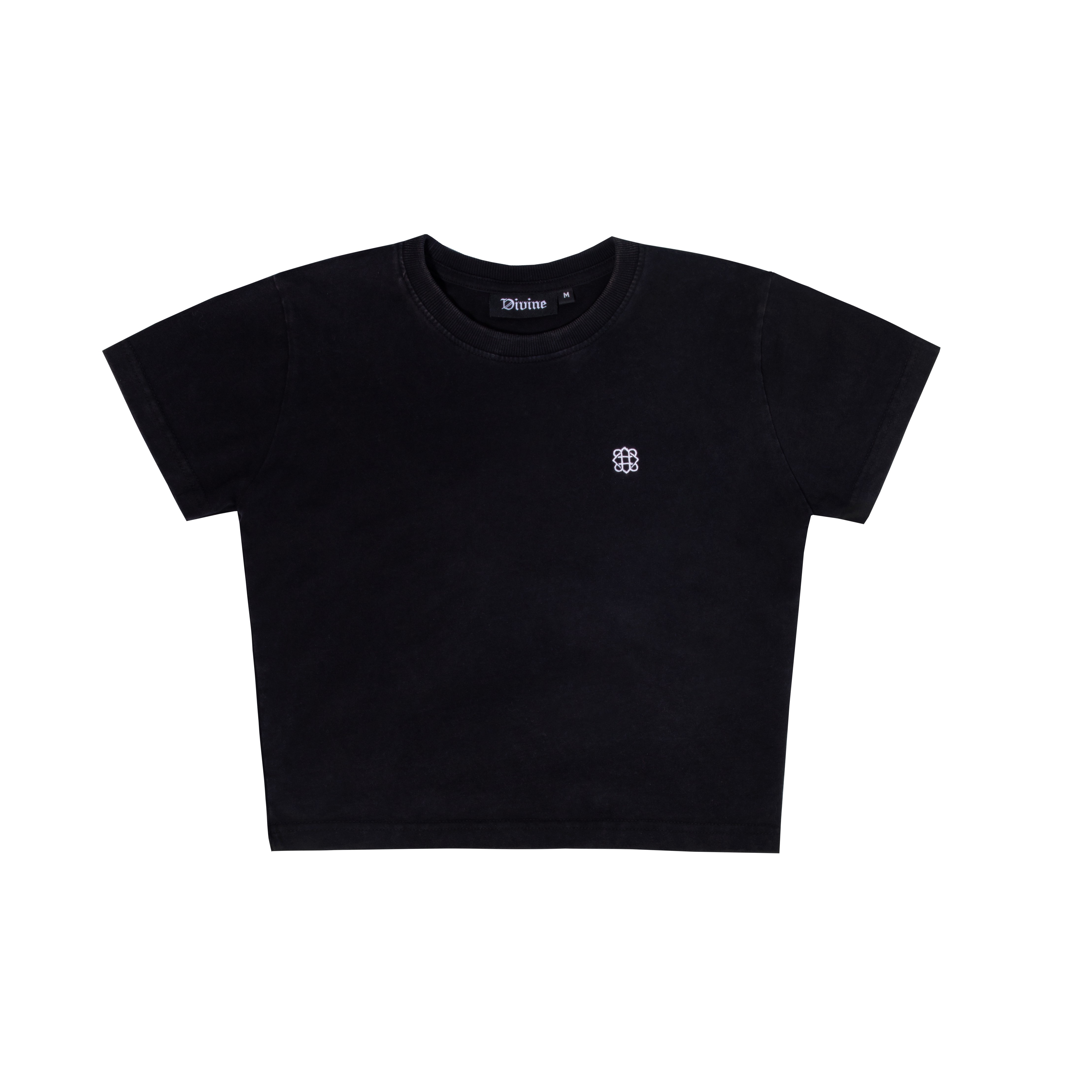 PLEASE DISTURB BABY TEE (FADE BLACK)