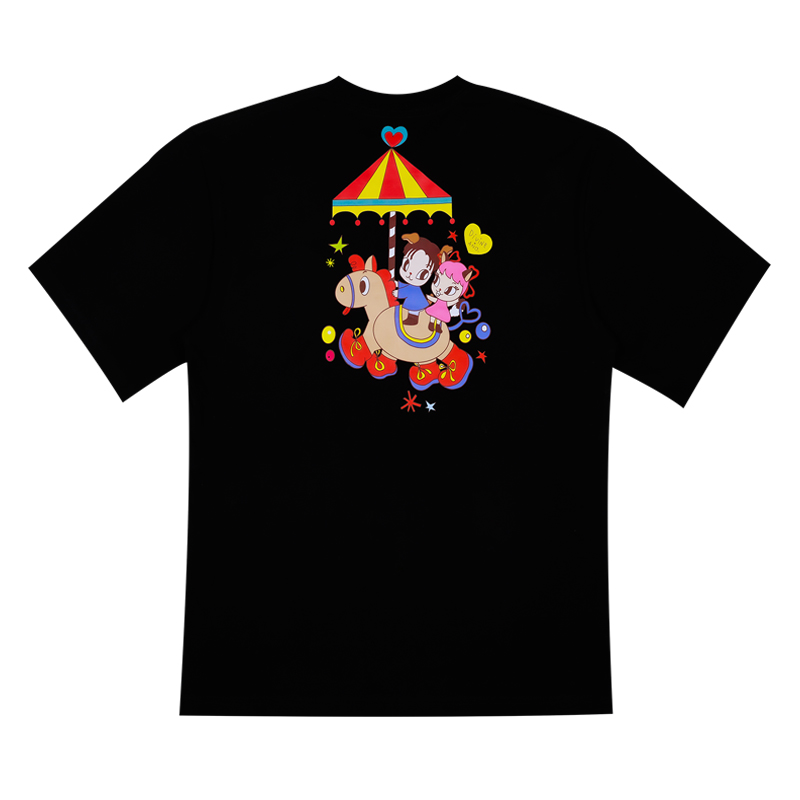 DIVINExANO OVERSIZED TEE (BLACK)