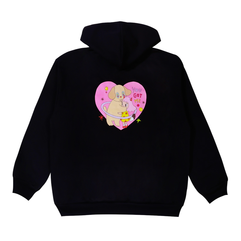 DIVINExANO HOODIE (BLACK)
