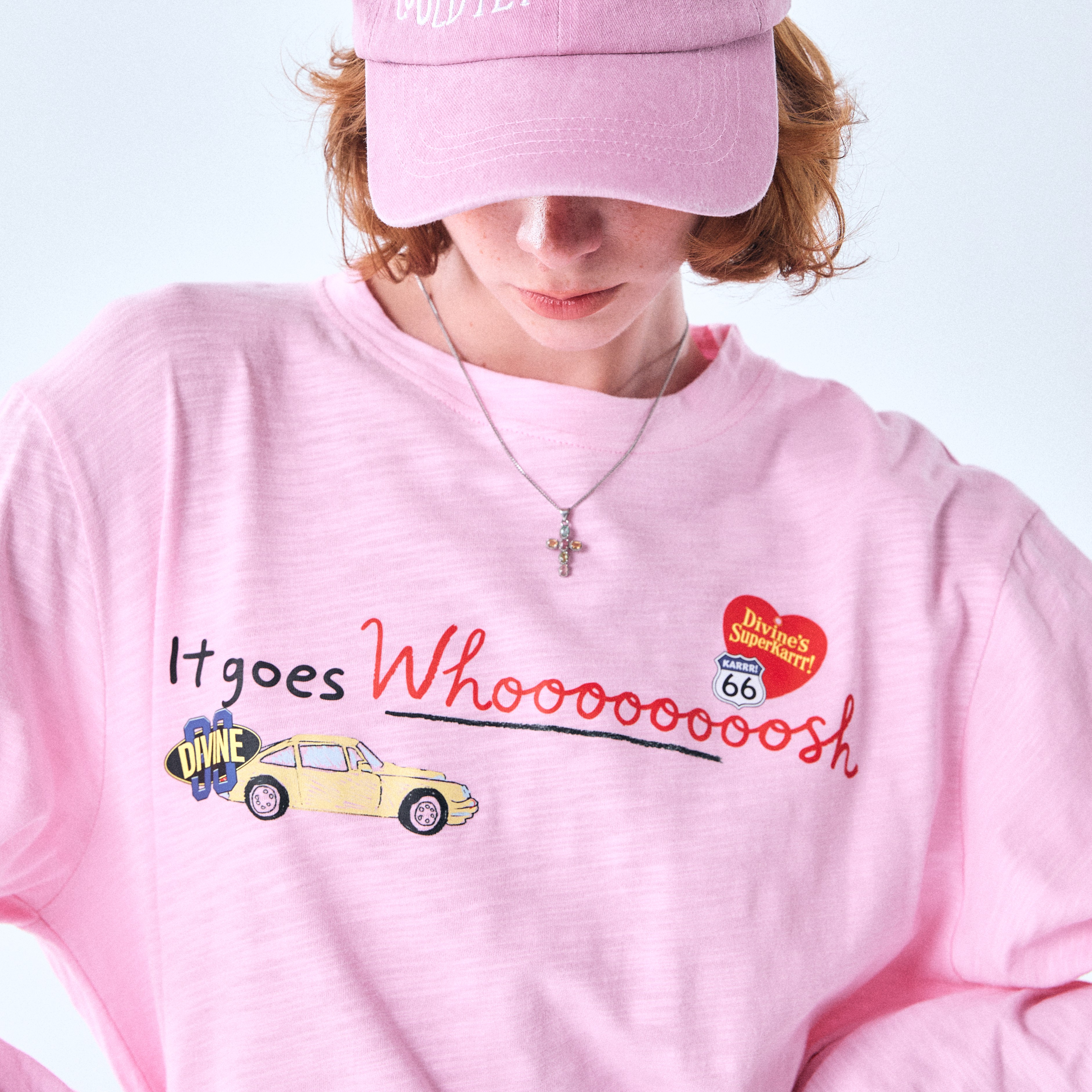KARRR LONG SLEEVE TEE (BUBBLEGUM PINK)