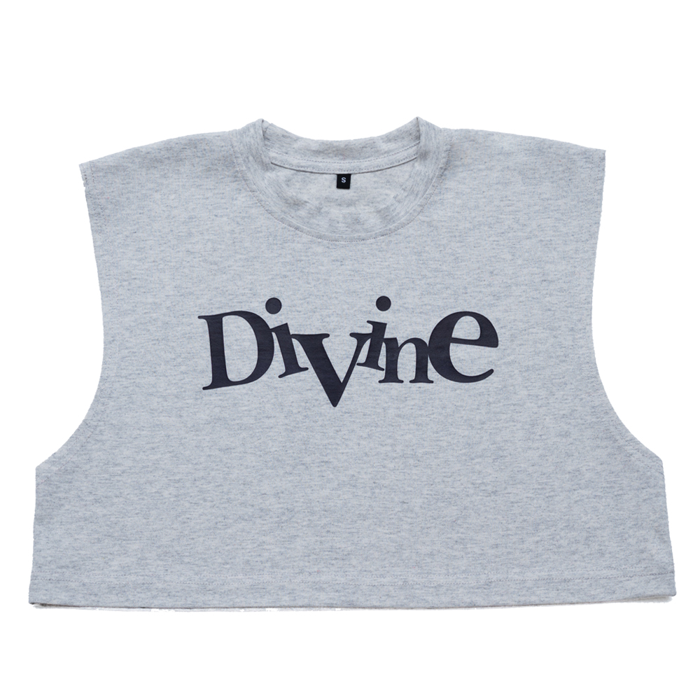 [SALE!!!] CHILLCATION SLEEVELESS CROP TOP (CLOUD)