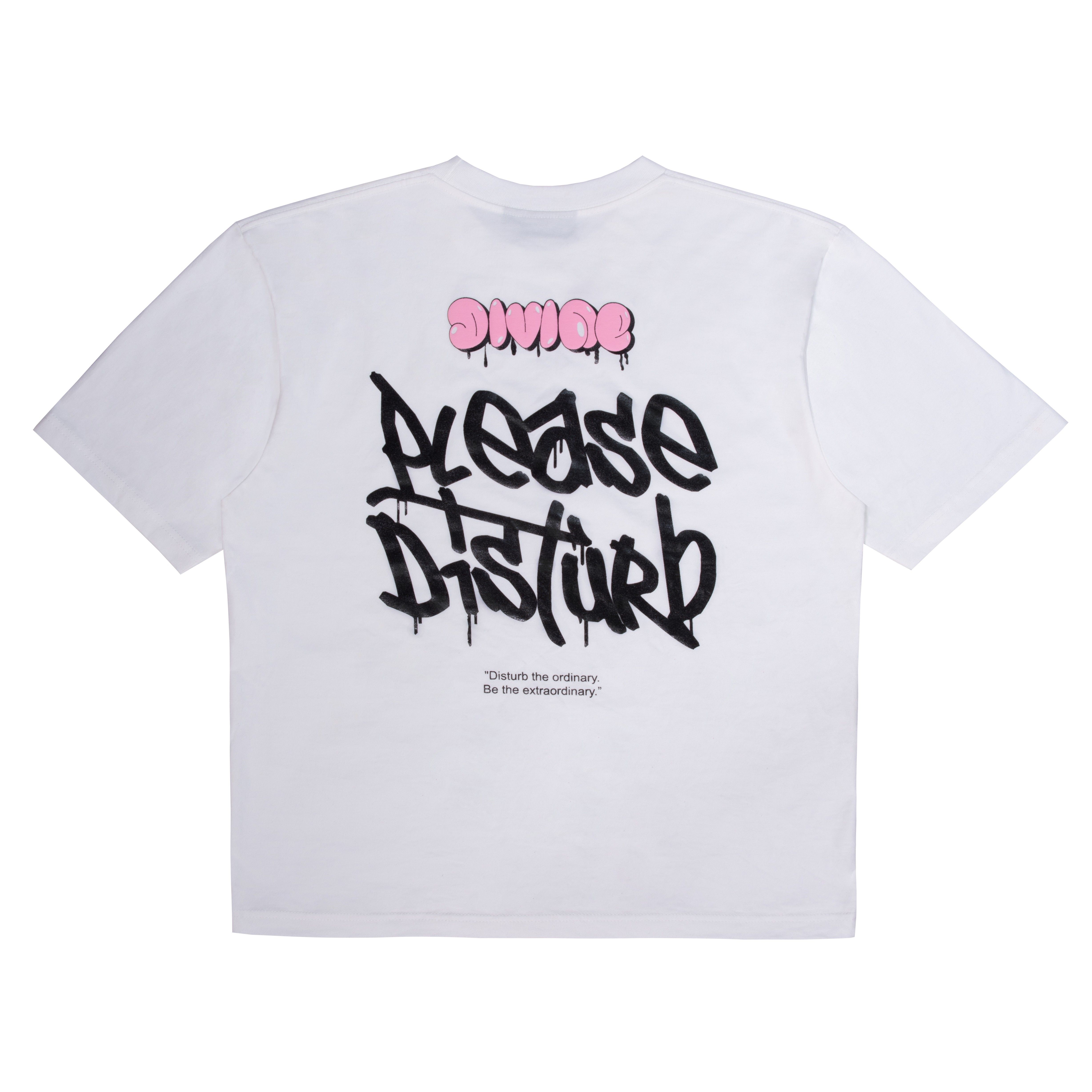 PLEASE DISTURB OVERSIZED TEE (OFF WHITE)