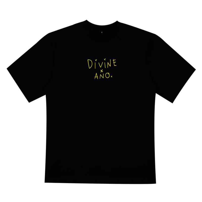 DIVINExANO OVERSIZED TEE (BLACK)